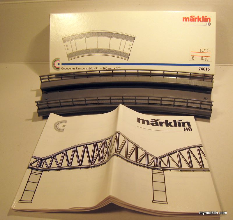 Marklin 74613 – Elementi rampa in curva