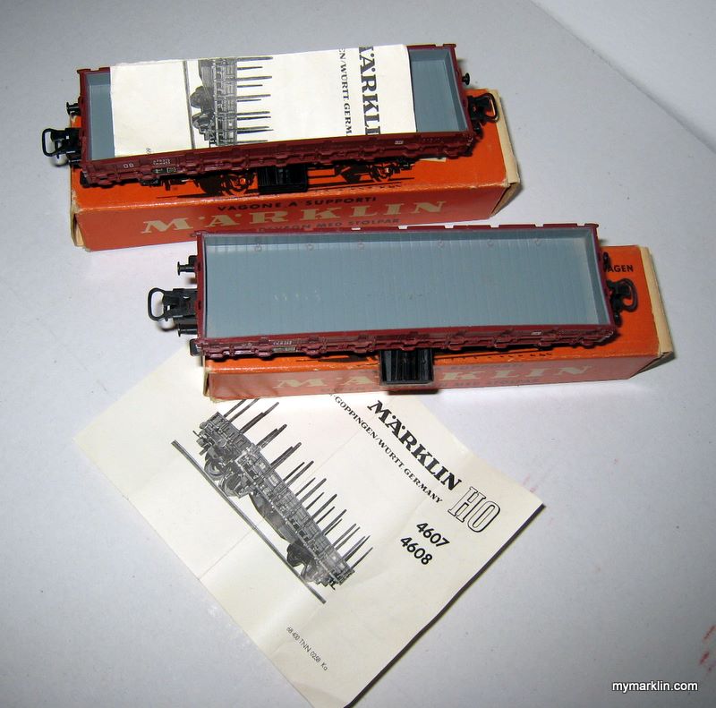 Marklin 313/2 – Marklin 4607 – vagone a supporti