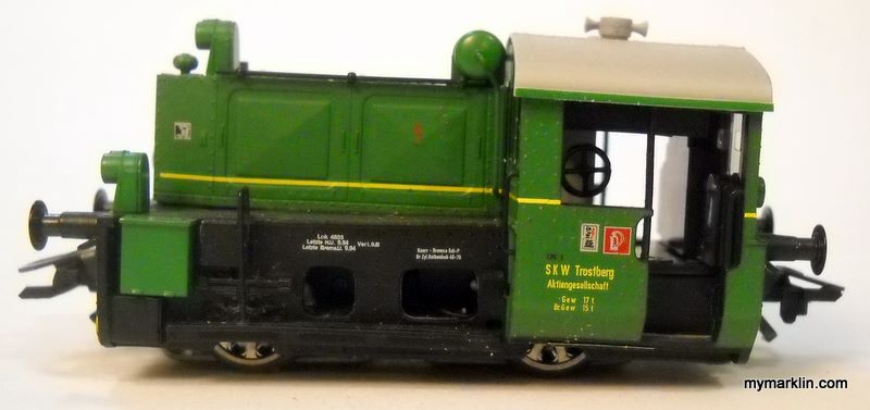 Marklin 36805 KOF II diesel SKW Trostberg Zinkpest