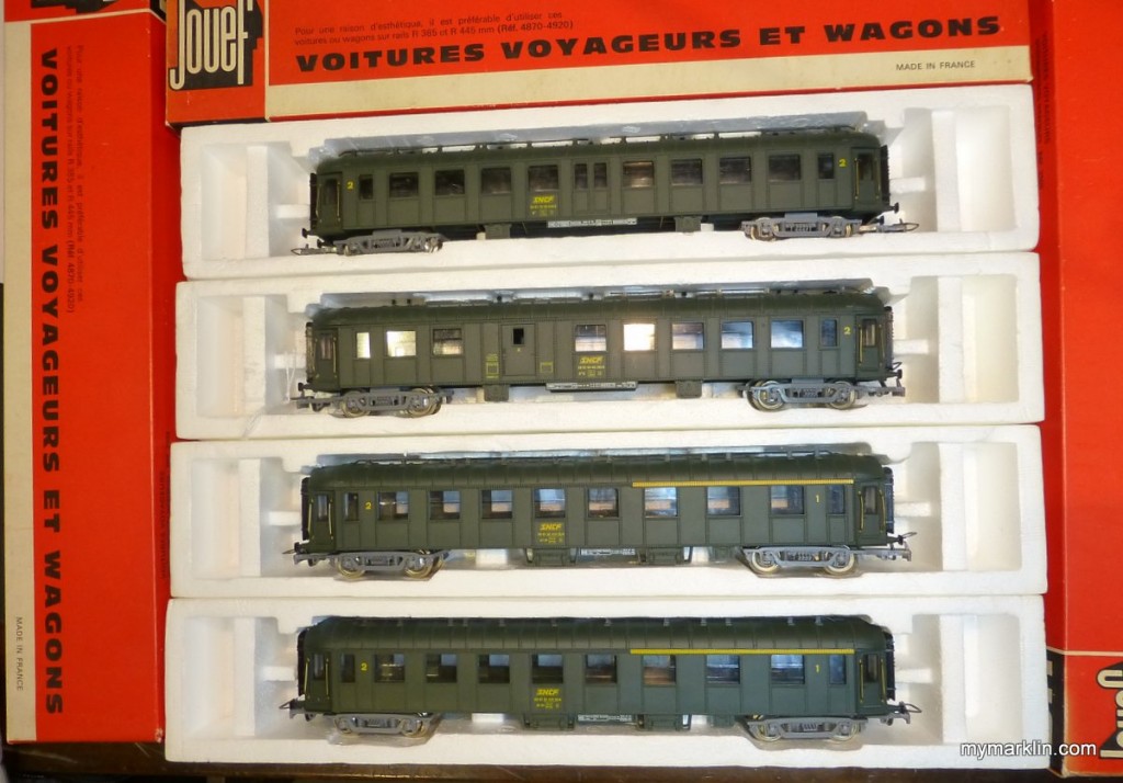 3 Boîtes Vides Jouef Champagnole - Voitures Type OCEM - Échelle HO 1/87 - Occasion