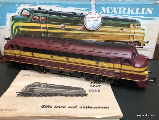 Focus rarità: Marklin 3063 versione 1